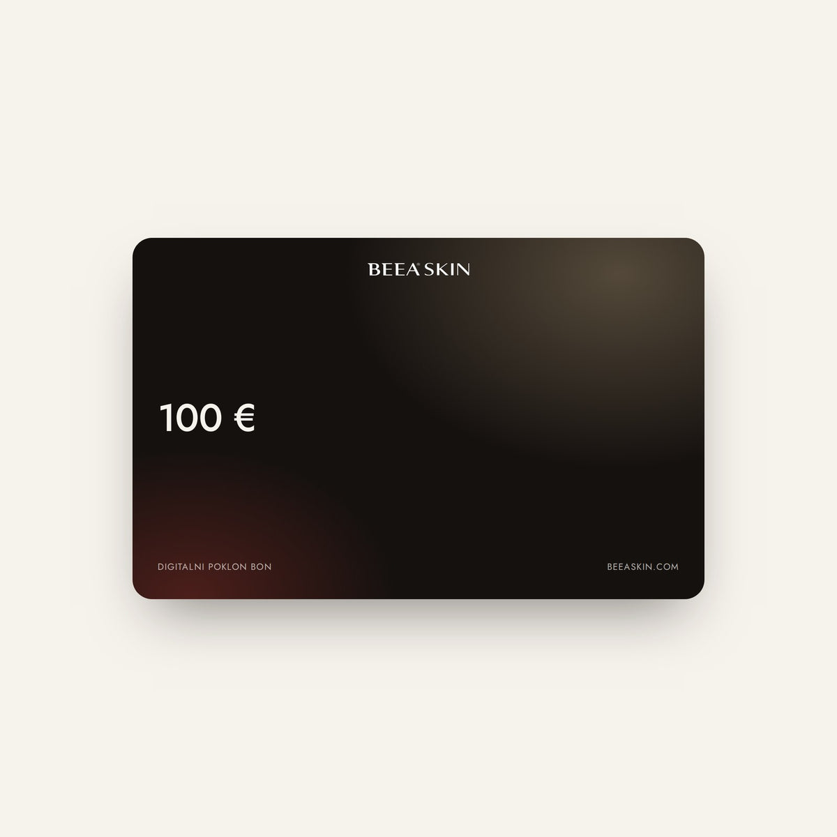 BEEA SKIN digitalni poklon bon 100 €